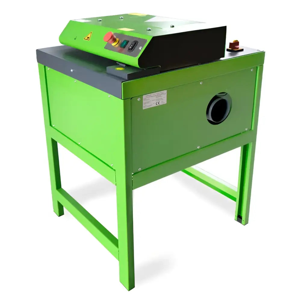 Green and gray Cushion Pack CP320S3I cardboard box shredding machine for efficient box shredding