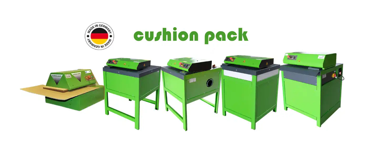 Green cushion packaging machines.