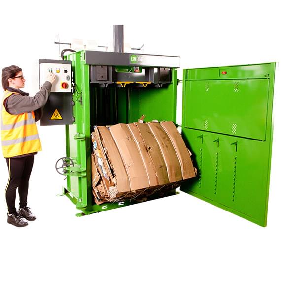 V16 Mini Mill Size Cardboard And Waste Baler