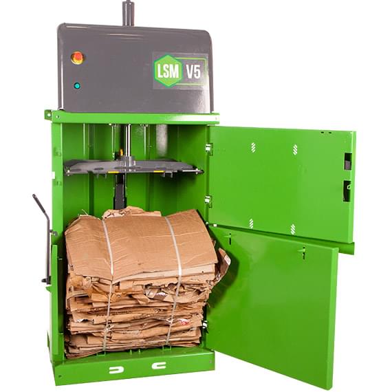 small cardboard crusher baler for the warehouse